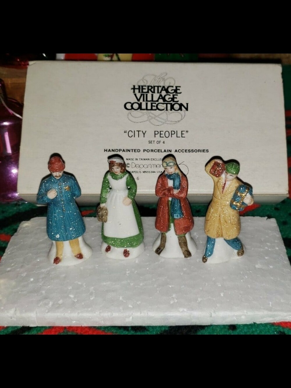 Department 56 "City People"Set Of Four (4)